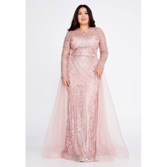 219717 powder Evening dress