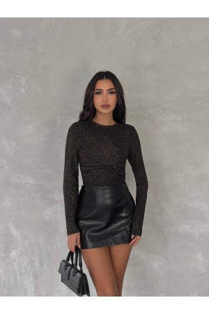 219925 TOPTAN SİYAH BLUZ