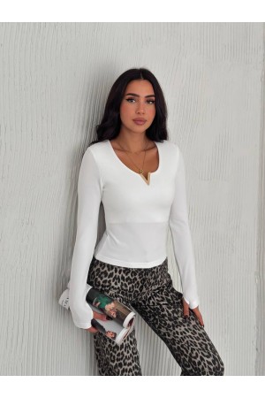 219926 TOPTAN BEYAZ BLUZ