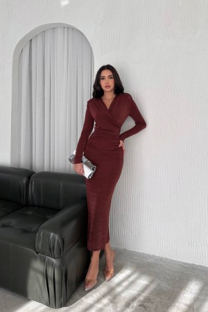 219930 TOPTAN KAHVE ELBİSE