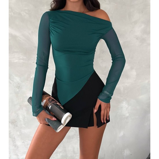 219934 Emerald Green BLOUSE