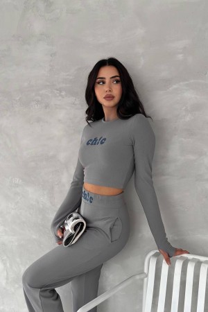 219949 TOPTAN GRİ PANTOLON TAKIM