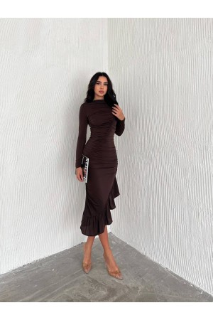 219953 coffee DRESS