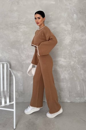 220001 mink Pants suit