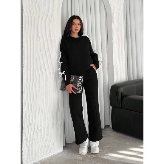 220003 TOPTAN SİYAH EŞOFMAN TAKIM