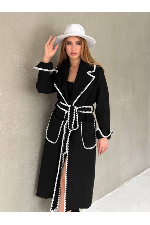 220006 TOPTAN SİYAH KABAN