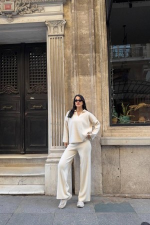 220021 TOPTAN BEJ PANTOLON TAKIM