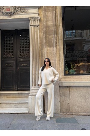 220021 TOPTAN BEJ PANTOLON TAKIM