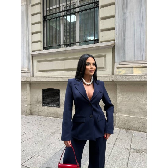 220037 Navy blue JACKET