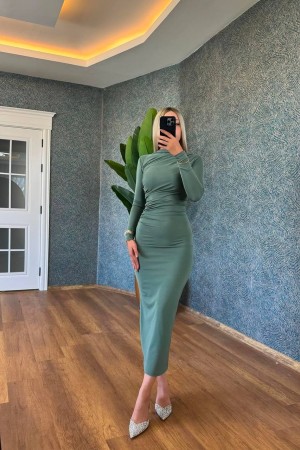 220056 Water is green DRESS