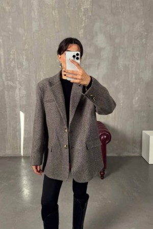 220079 coffee JACKET