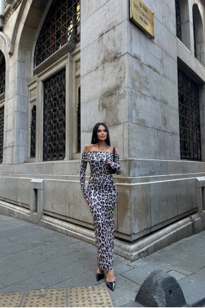 220092 leopard DRESS