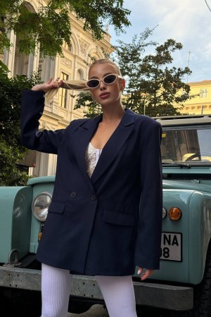 220129 Navy blue JACKET