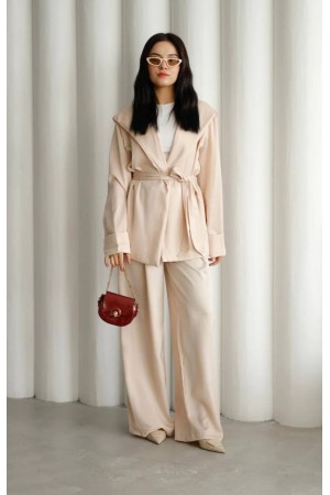 220141 TOPTAN BEJ PANTOLON TAKIM