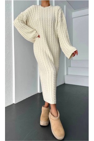 220145 TOPTAN BEJ ELBİSE