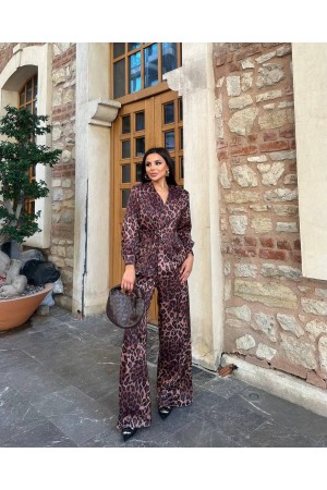 220149 TOPTAN LEOPAR PANTOLON TAKIM