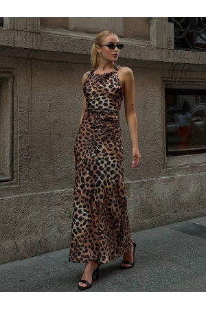 220173 LEOPAR ELBİSE