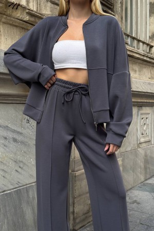 220174 TOPTAN ANTRASİT EŞOFMAN TAKIM