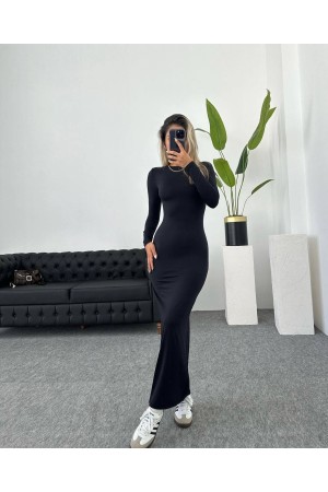 220184 TOPTAN SİYAH ELBİSE