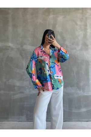 220198 TOPTAN DESENLİ GÖMLEK