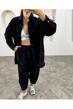 220206 TOPTAN SİYAH PANTOLON TAKIM