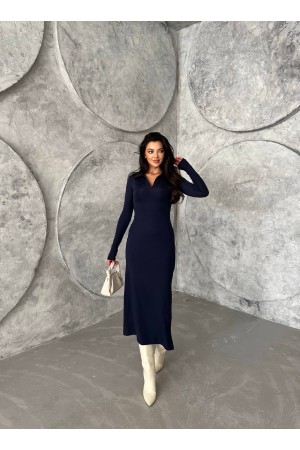 220229 TOPTAN LACİVERT ELBİSE
