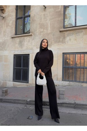 220244 TOPTAN SİYAH PANTOLON TAKIM