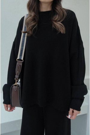 220268 TOPTAN SİYAH PANTOLON TAKIM