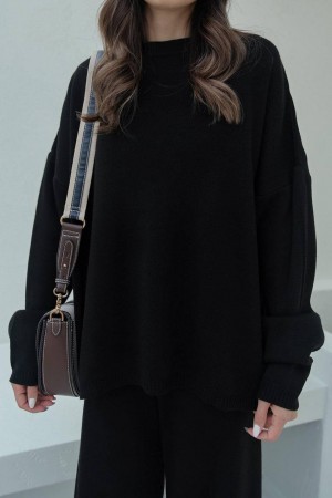 220268 TOPTAN SİYAH PANTOLON TAKIM