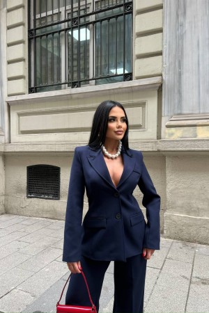 220298 TOPTAN LACİVERT PANTOLON TAKIM