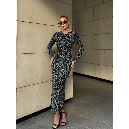 220363 leopard DRESS