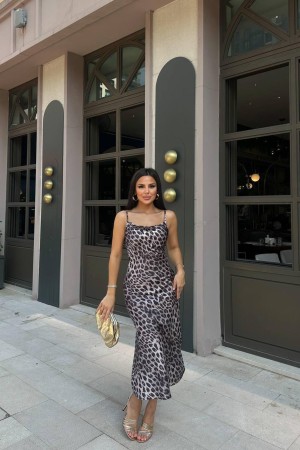 220366 leopard DRESS