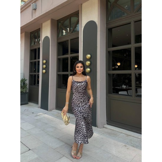 220366 leopard DRESS