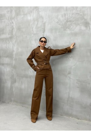 220377 TOPTAN KAHVE PANTOLON TAKIM