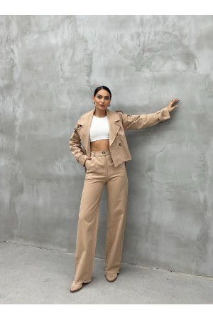 220378 TOPTAN BEJ PANTOLON TAKIM