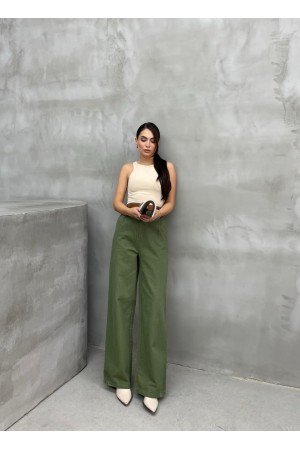 220388 khaki TROUSERS
