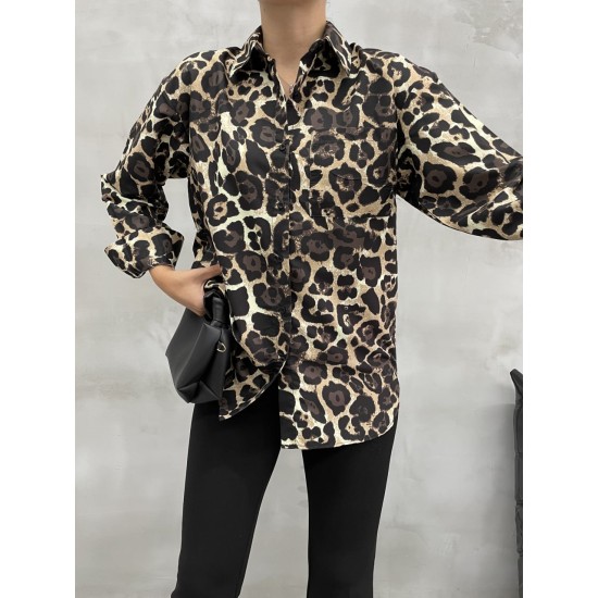 220391 leopard SHIRT