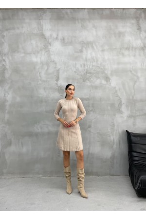 220394 TOPTAN BEJ ELBİSE