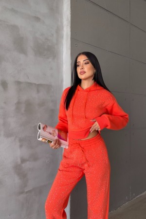 220399 TOPTAN KIRMIZI EŞOFMAN TAKIM