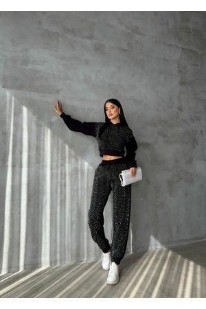 220402 TOPTAN SİYAH EŞOFMAN TAKIM