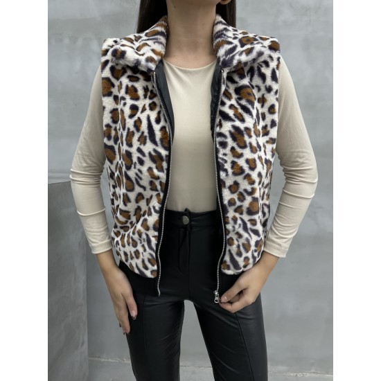220415 leopard WAISTCOAT
