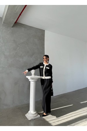 220439 TOPTAN SİYAH ETEK TAKIM