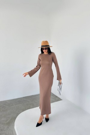 220456 TOPTAN VİZON ELBİSE