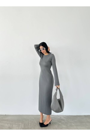 220457 Grey DRESS