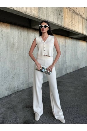 220459 TOPTAN BEJ PANTOLON TAKIM