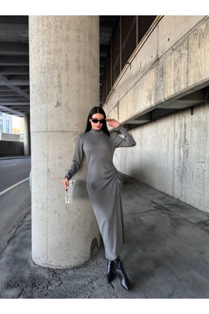 220465 Grey DRESS