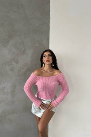 220471 TOPTAN PEMBE KAZAK