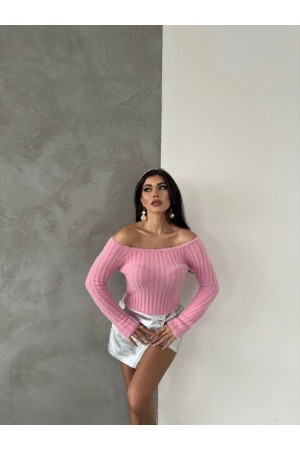 220471 TOPTAN PEMBE KAZAK