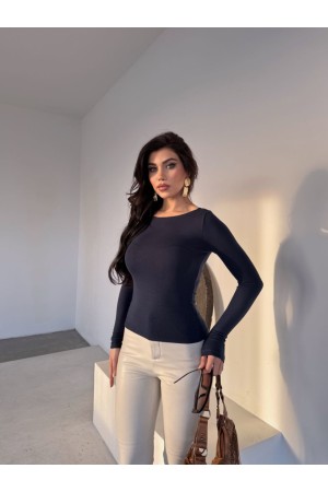 220549 TOPTAN LACİVERT BLUZ