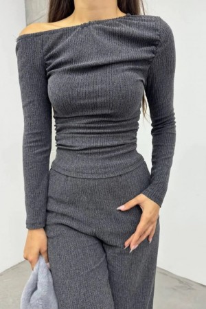 220553 TOPTAN ANTRASİT PANTOLON TAKIM